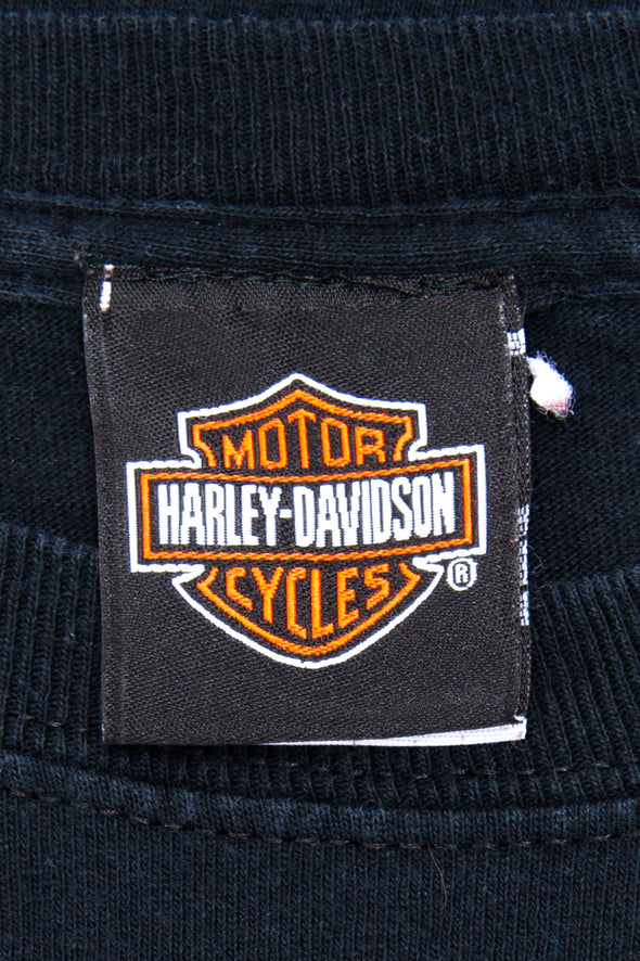 Vintage Harley Davidson Cropped T-Shirt