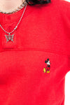 Vintage 80's Button Neck Disney Sweatshirt