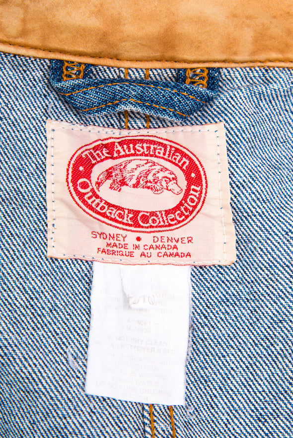 90's Vintage Blue Denim Chore Jacket