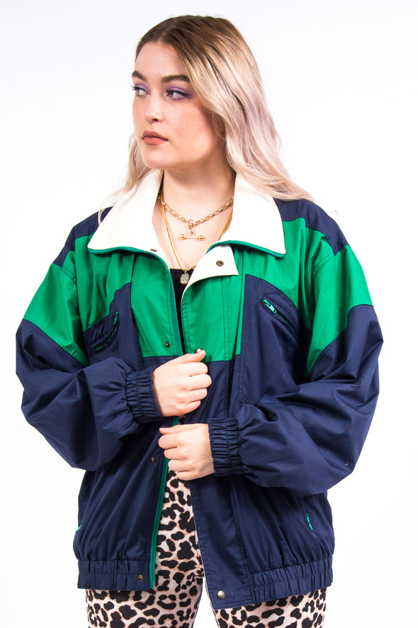 Vintage 90's Green and Blue Jacket