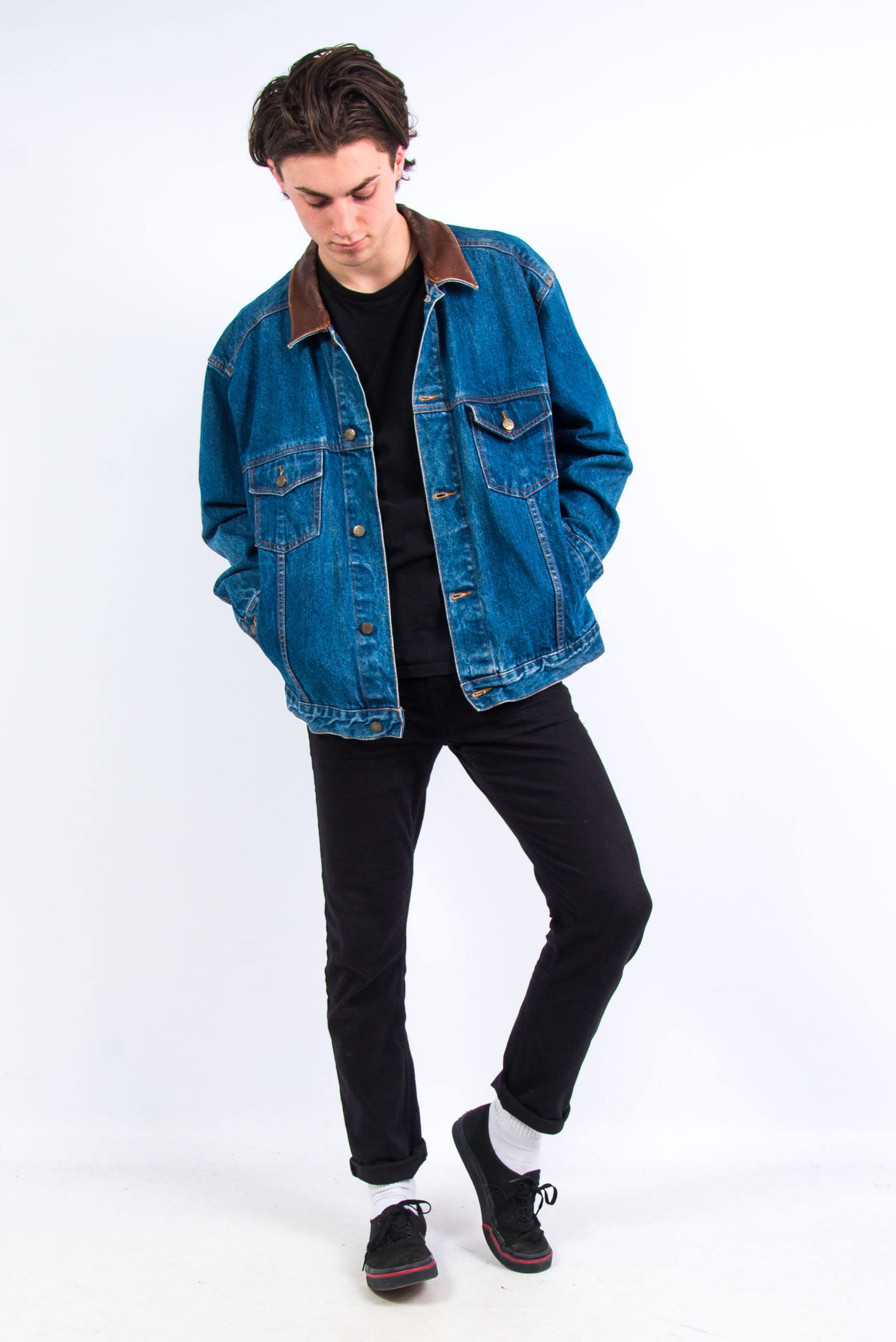 marlboro cigarettes jean jacket SOLD The denim is more than just a piece of outerwear; it is a primary artifact of 1990s tobacco-merch culture. While Marlboro is a cigarette brand, these jackets were high-quality Deconstructed Denim Jacket Vintage Marlboro Cigs Jean Jacket