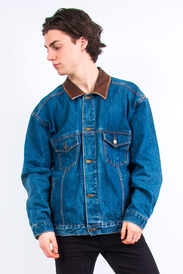 90's Vintage Marlboro Blue Denim Jacket