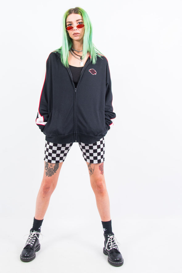 Vintage Harley Davidson Sweatshirt Jacket