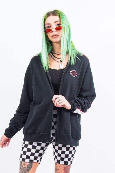 Vintage Harley Davidson Sweatshirt Jacket