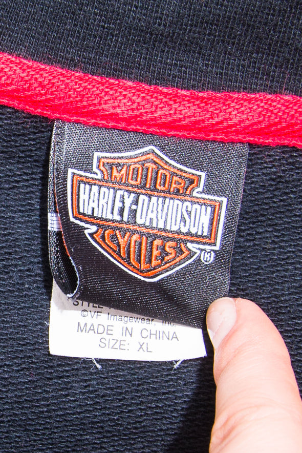 Vintage Harley Davidson Sweatshirt Jacket