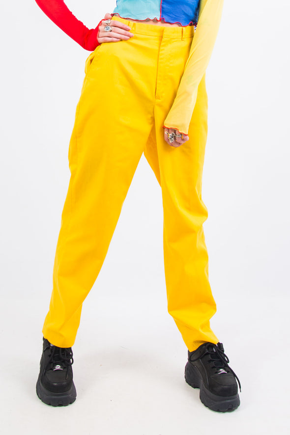 Vintage 80's Canary Yellow Trousers