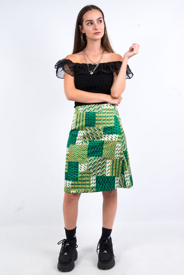Vintage 70's Geometric Skirt