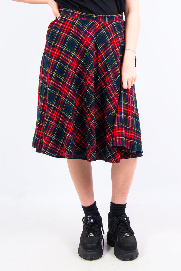 Vintage 90's Midi Tartan Skirt