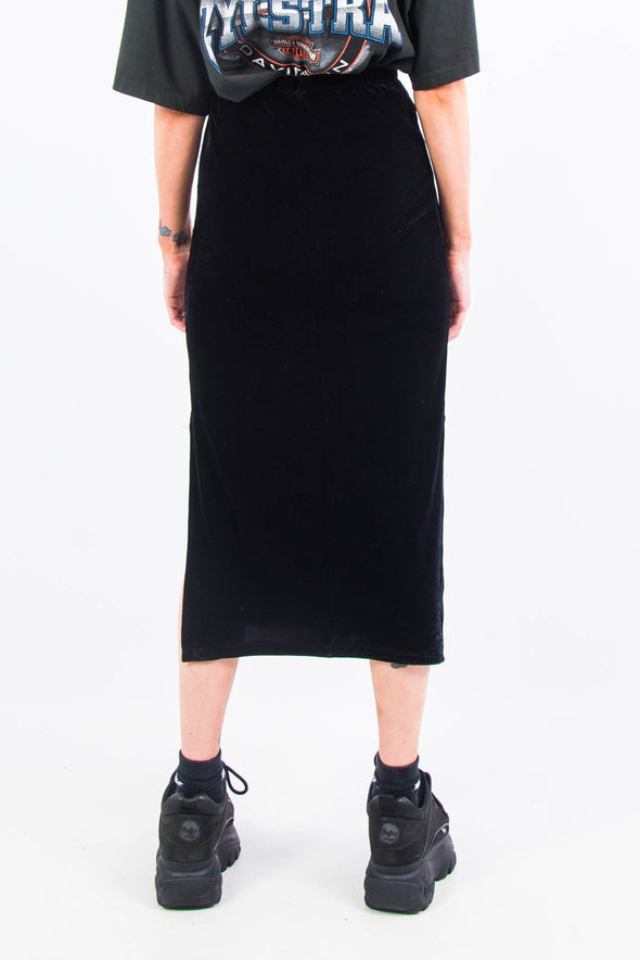 Vintage 90's Velvet Midi Skirt