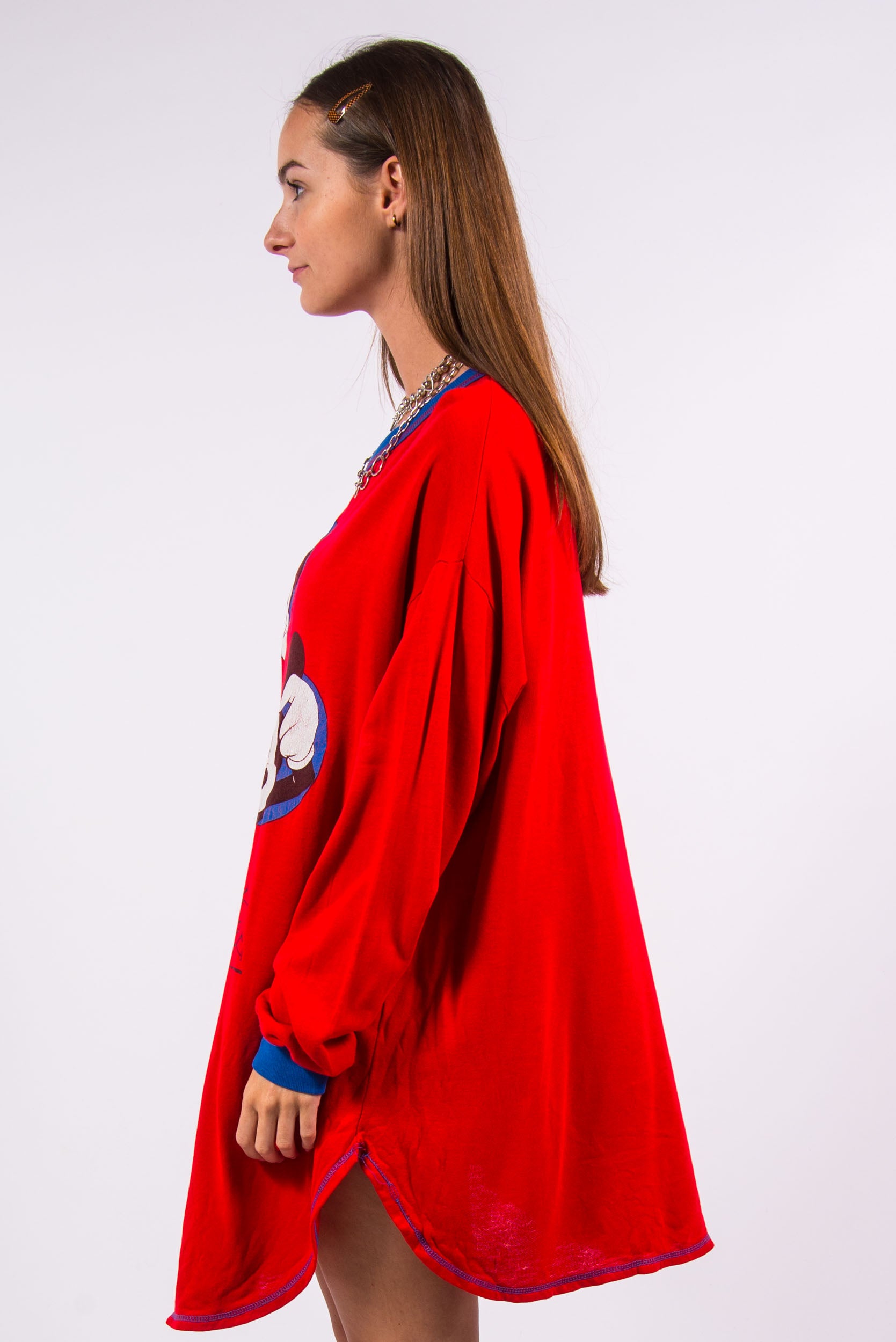 Vintage 80's Disney Mickey Mouse Sweater Dress UK Fashion Vintage 80's Disney Mickey Mouse Sweater Dress UK Fashion
