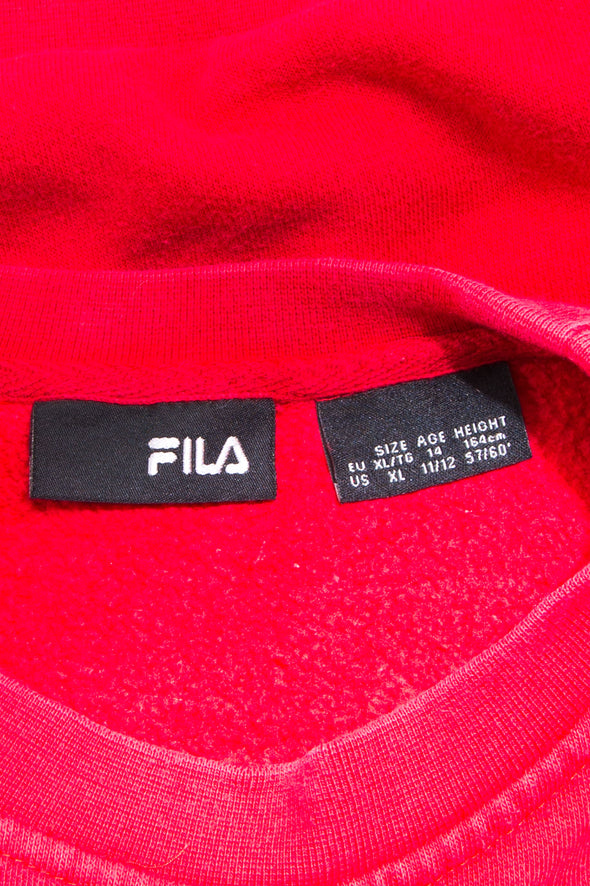 Vintage 90's Fila Cropped Sweatshirt
