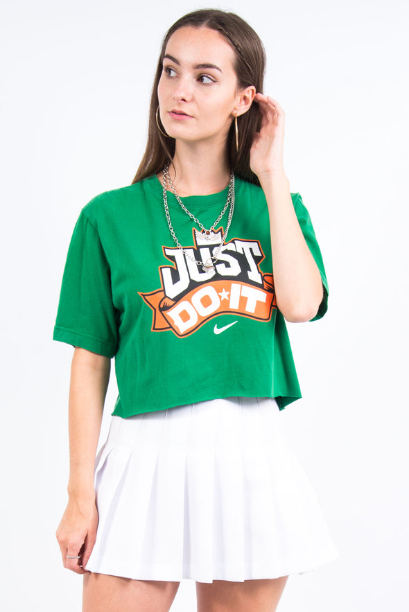 Vintage Nike Just Do It Cropped T-Shirt