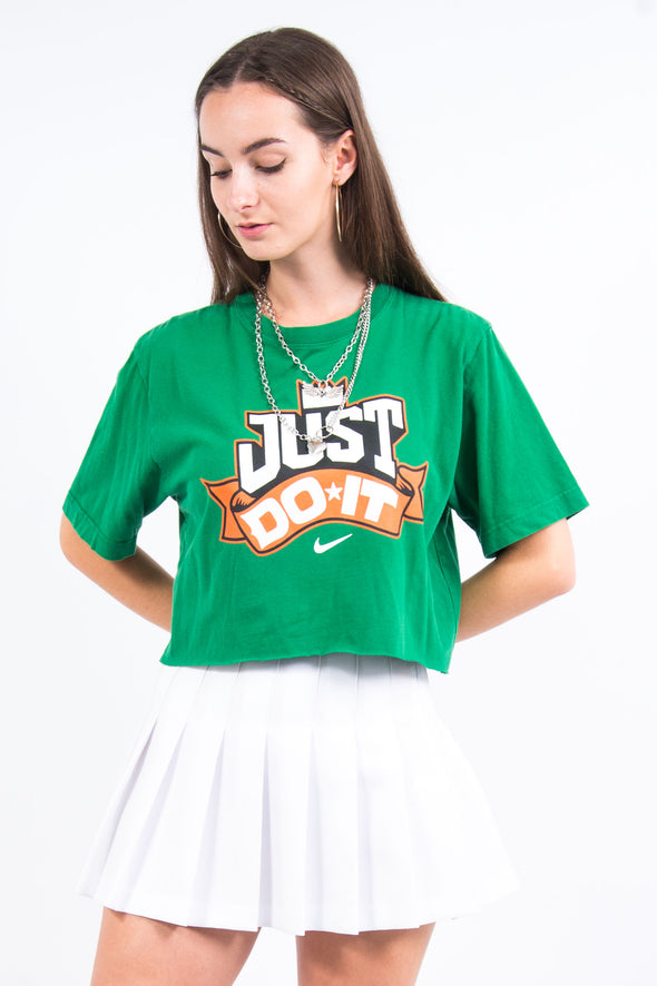 Vintage Nike Just Do It Cropped T-Shirt