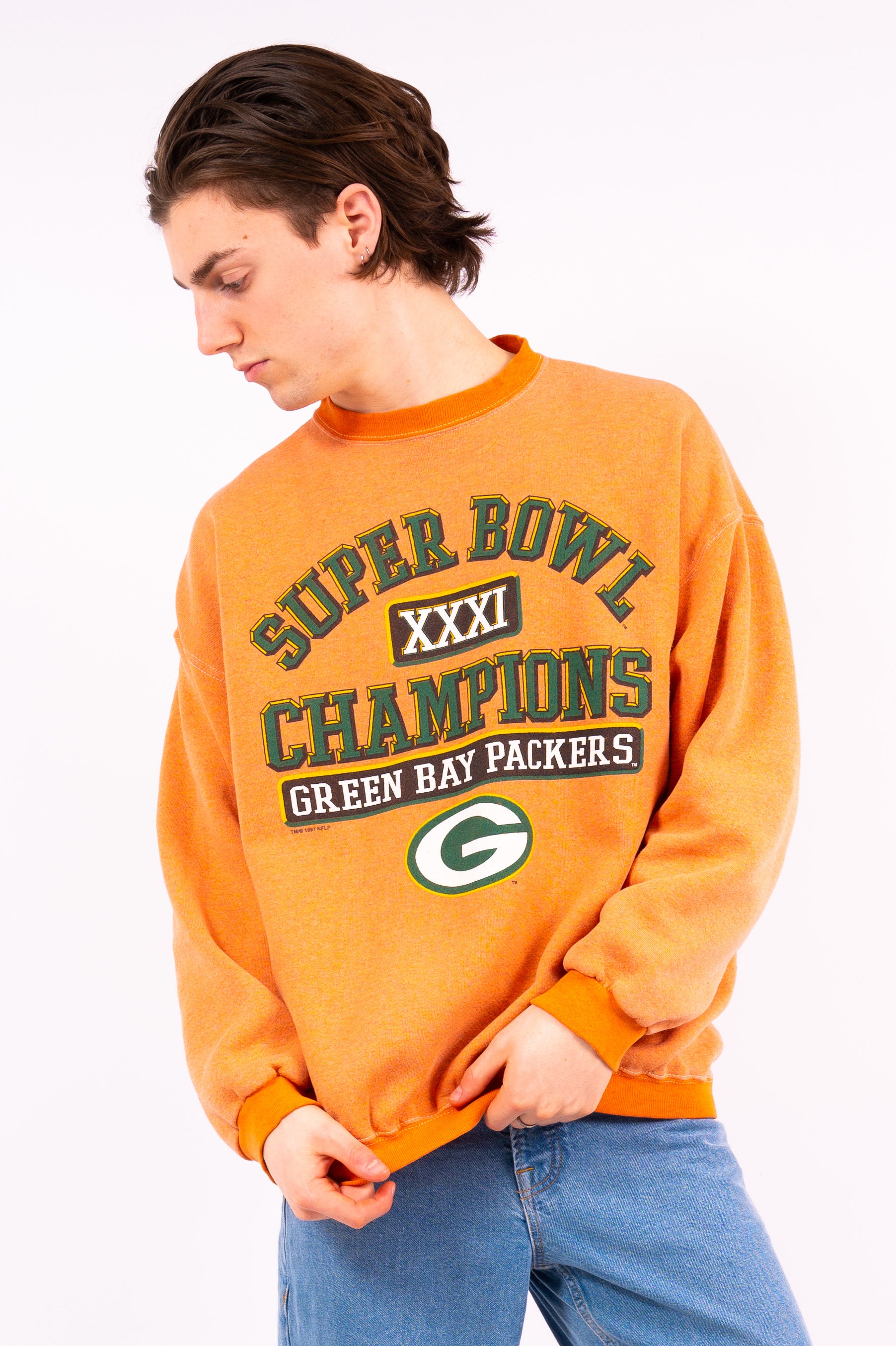 90's Green Bay Packers Super Bowl Sweatshirt - Main Image
