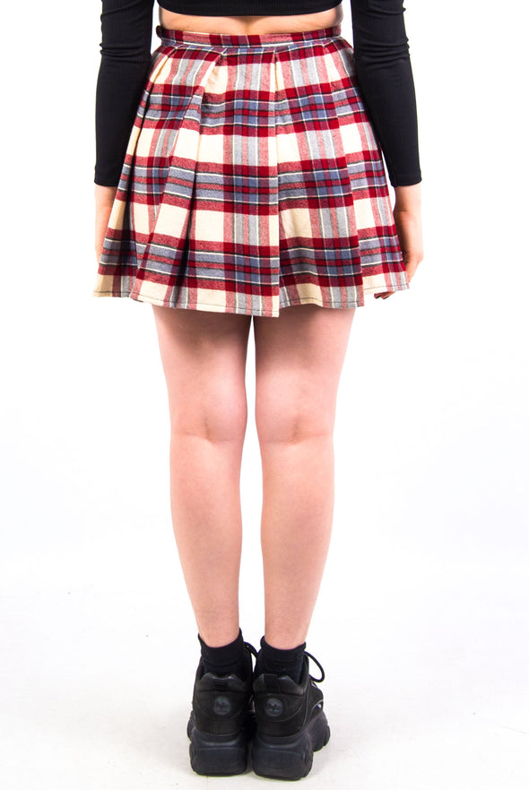 Vintage 90's Tartan Mini Skirt