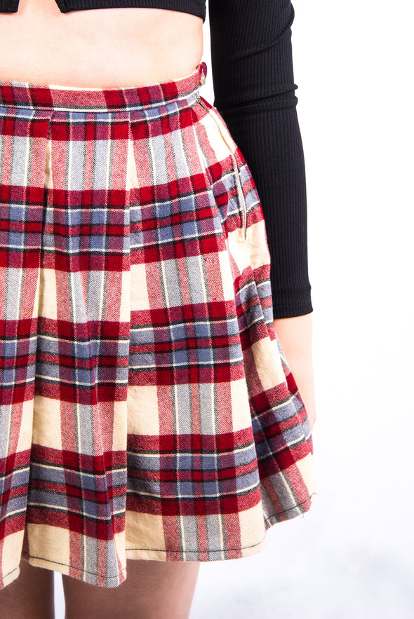 Vintage 90's Tartan Mini Skirt