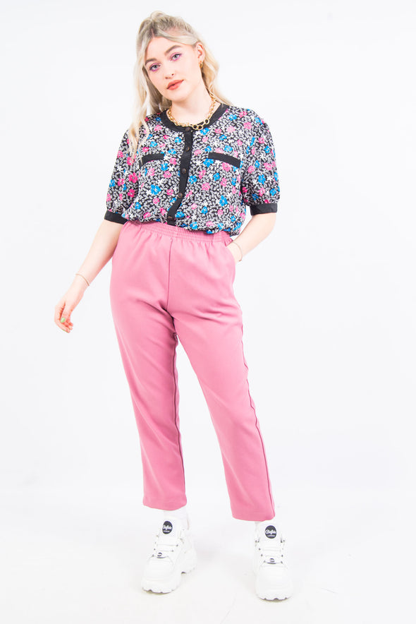 Vintage 90's Pink High Waist Trousers