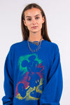 Vintage 90's Blue Disney Mickey Mouse Sweatshirt