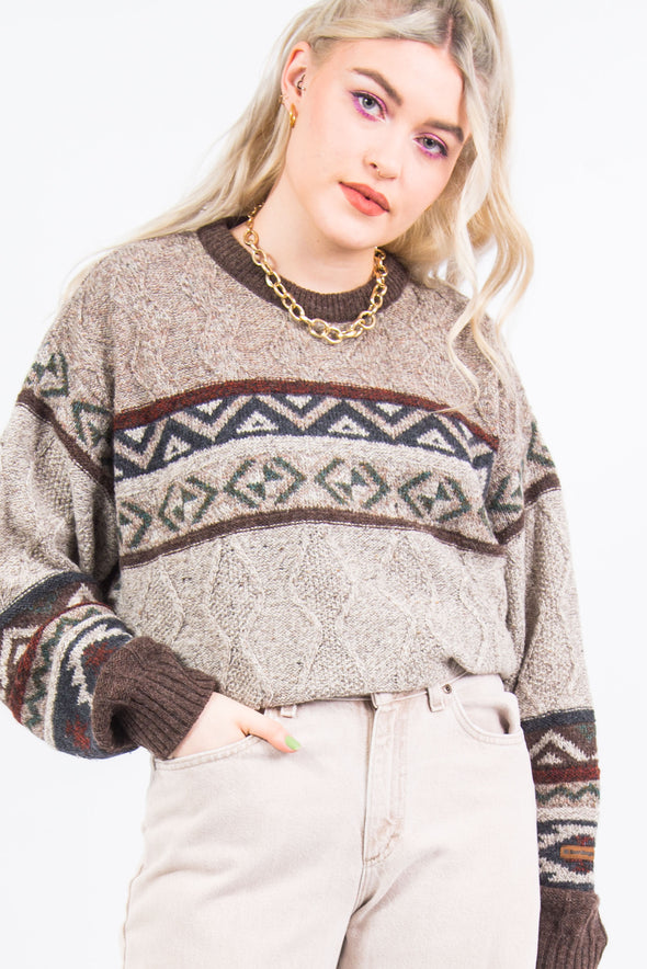 Vintage 90's Grandad Knit Jumper