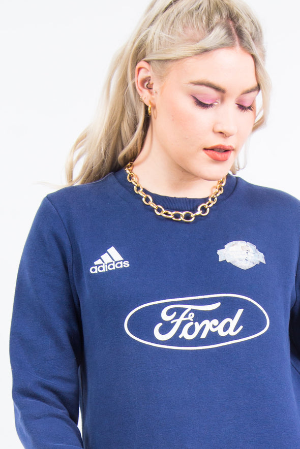 Vintage 90's Adidas Ford Sponsor Sweatshirt