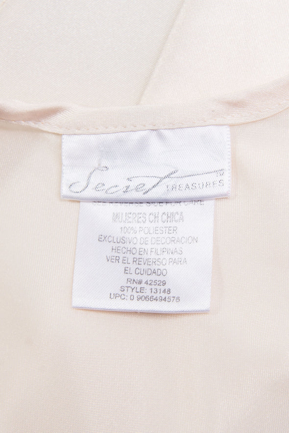 Vintage 90's Champagne Lace Detail Camisole Vest