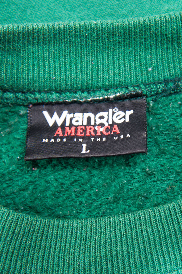 Vintage 90's Green Wrangler Sweatshirt