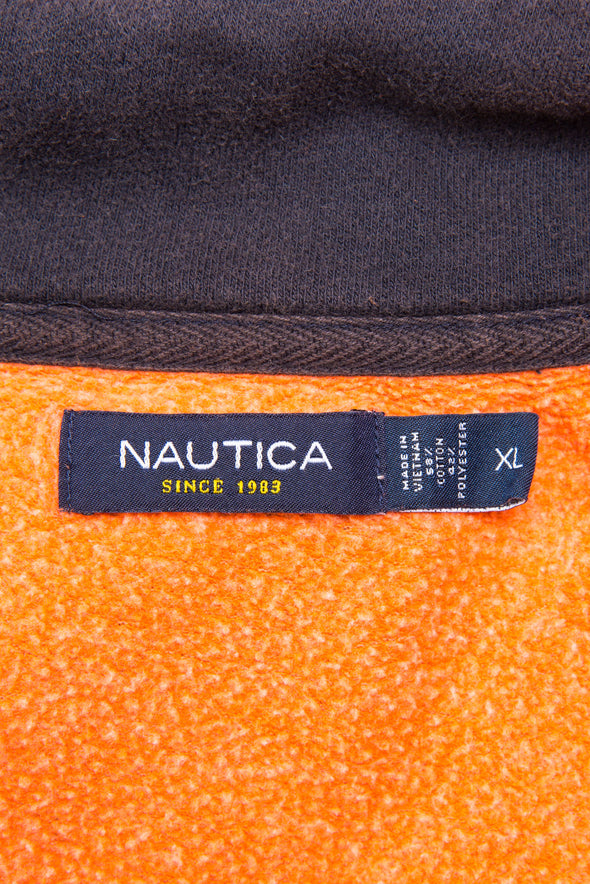Vintage Nautica 1/4 Zip Cropped Sweatshirt