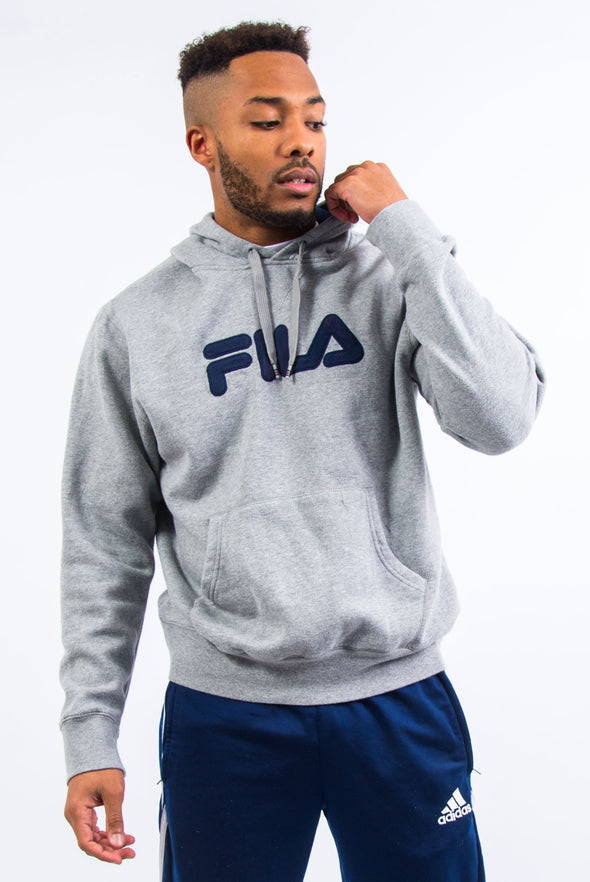 Fila Spell Out Logo Hoodie