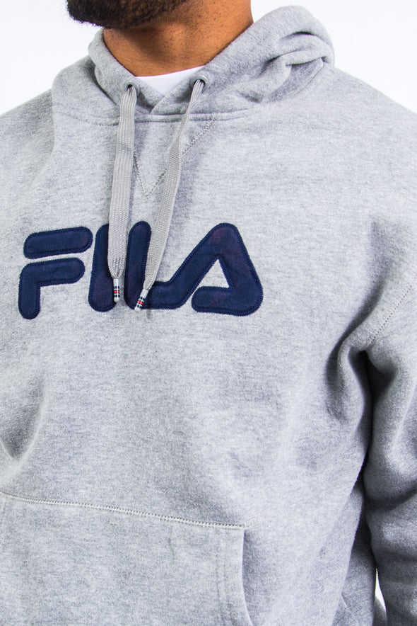 Fila Spell Out Logo Hoodie