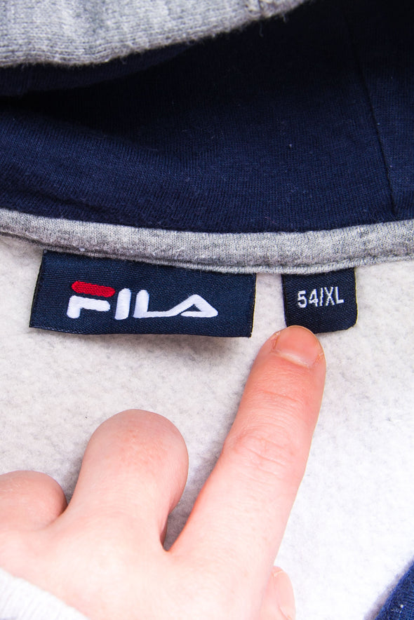 Fila Spell Out Logo Hoodie