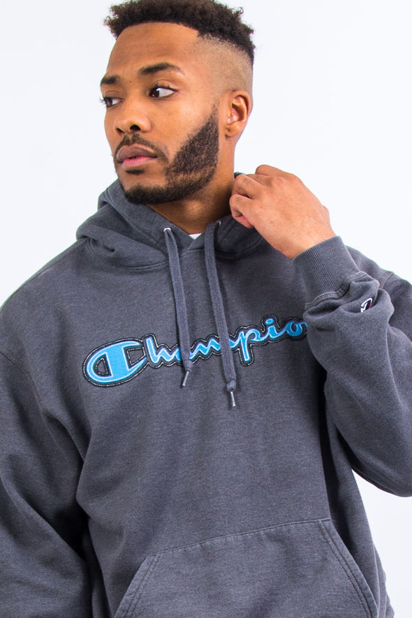 90's Champion Spell Out Hoodie