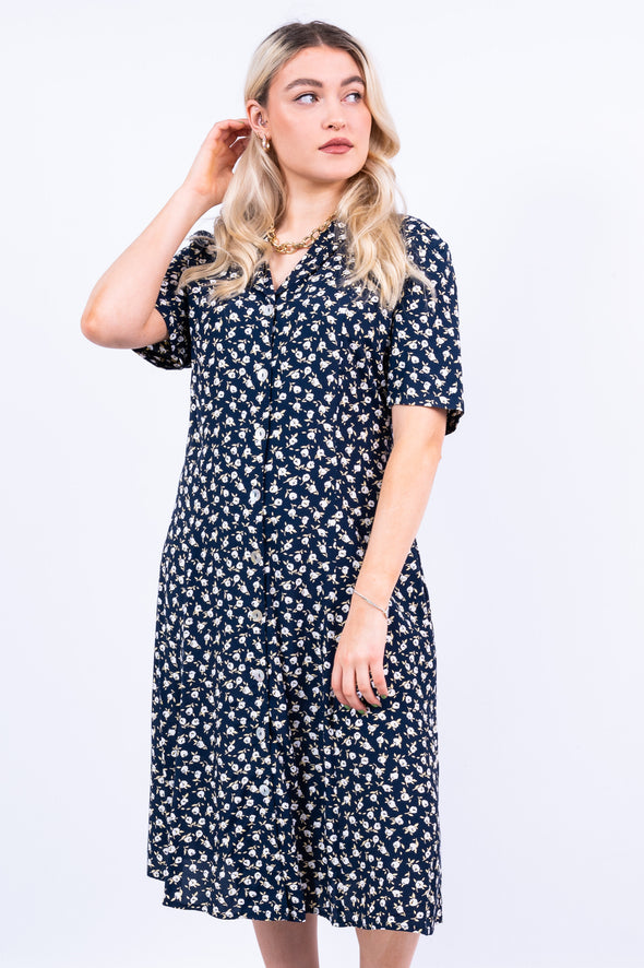 Vintage 90's Floral Tea Dress