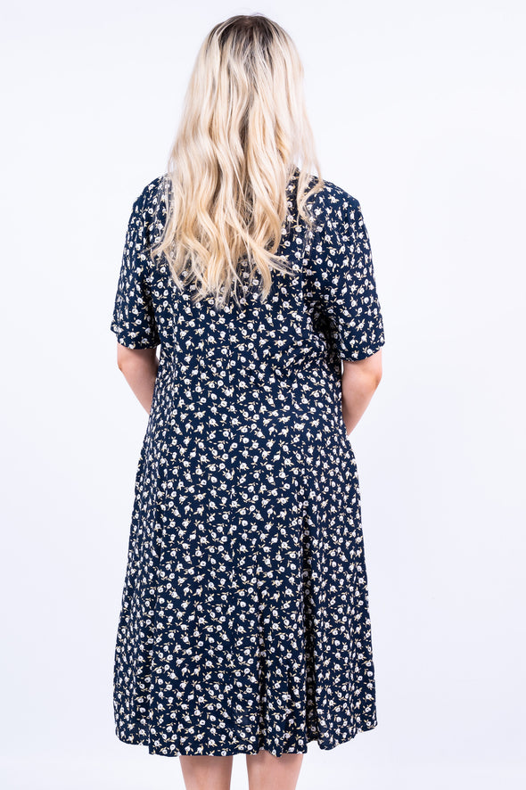 Vintage 90's Floral Tea Dress