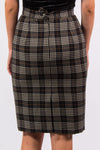 Vintage 90's Tartan Pencil Skirt