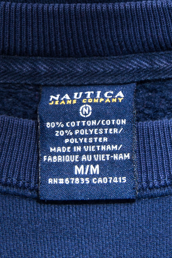 Vintage Nautica Cropped Sweatshirt