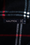 Nautica 1/4 Zip Check Pattern Fleece