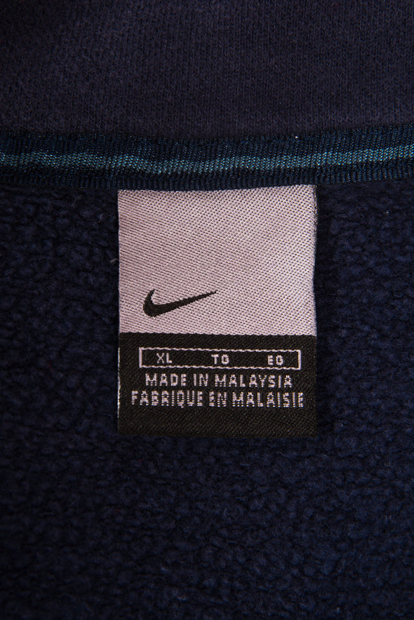 90's Nike 1/4 Zip Spell Out Sweatshirt
