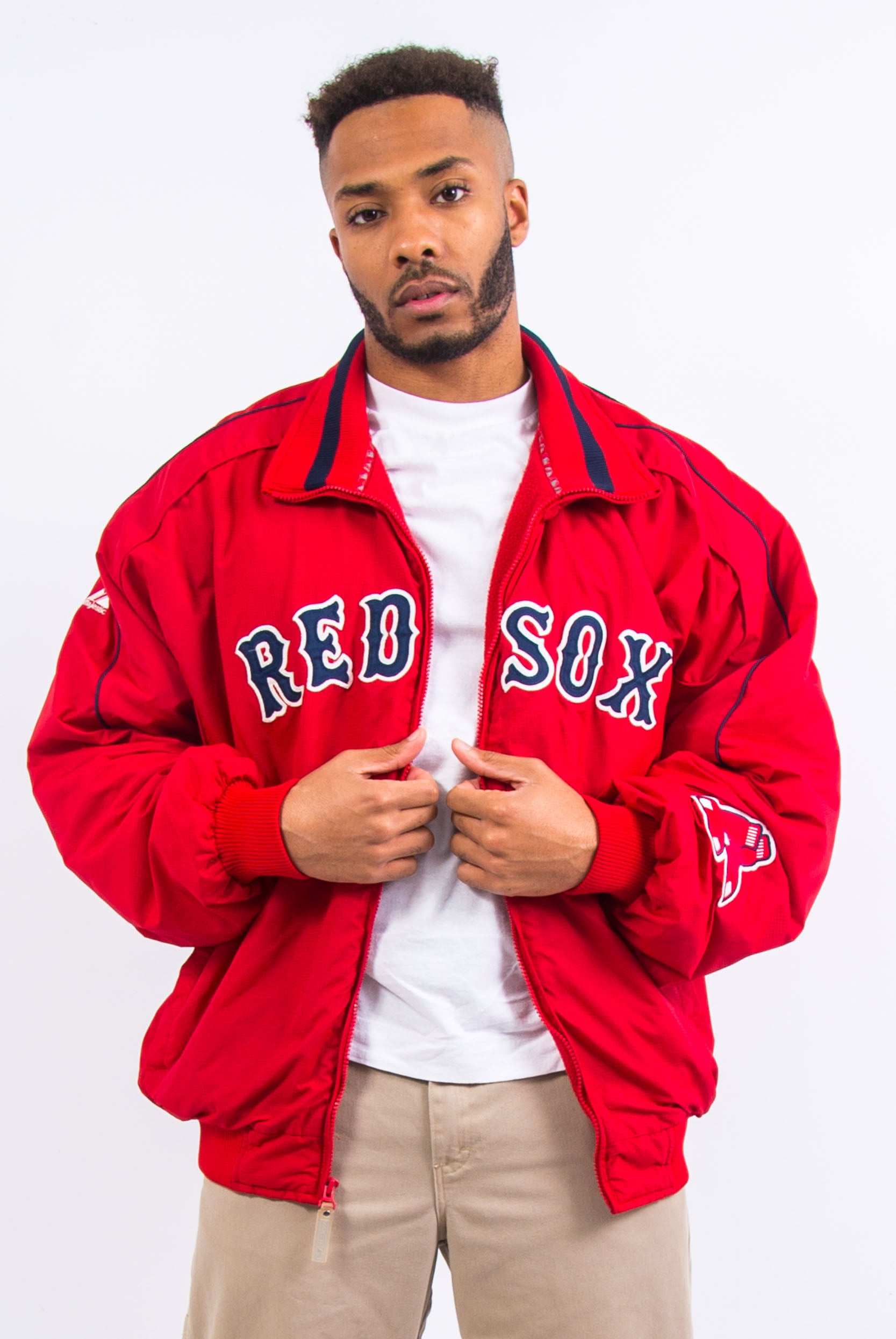 Red Sox Padded Jacket The Vintage Scene