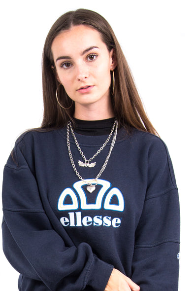 Vintage Ellesse Embroidered Sweatshirt