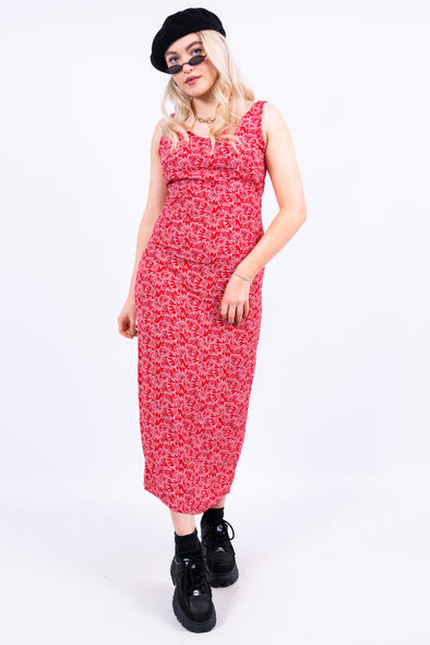 Vintage 90's Floral Maxi Dress