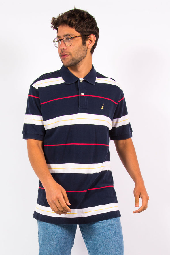 Nautica Striped Polo T-Shirt