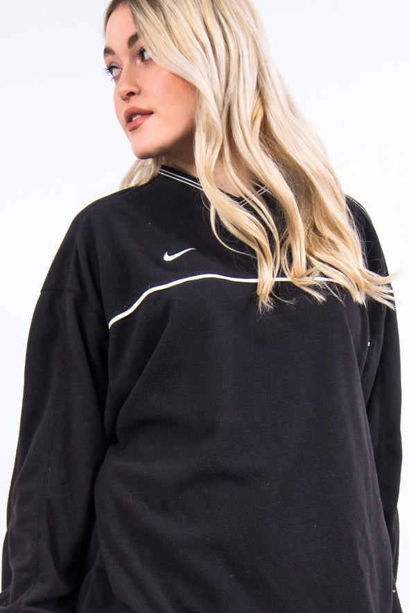 00's Nike Fleece V-Neck Sweatshirt