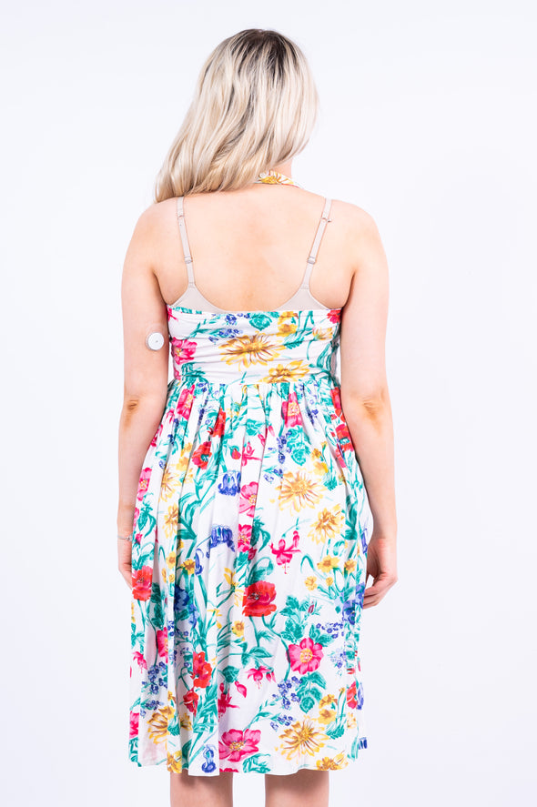Vintage 90's Halter Neck Sun Dress