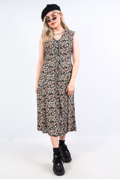 Vintage 90's Floral Maxi Dress