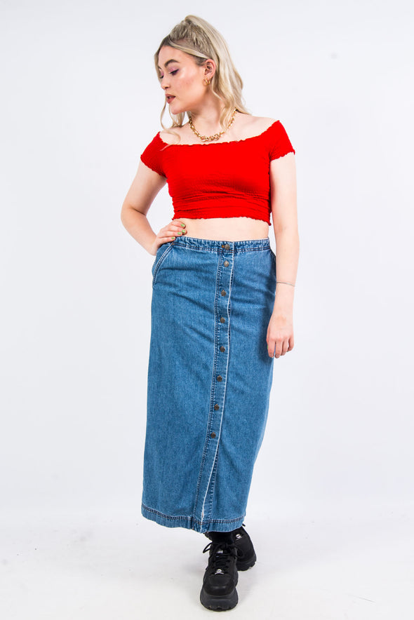 Vintage 90's Ralph Lauren Maxi Skirt