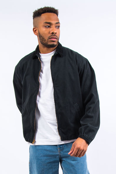 Black Ralph Lauren Zip Bomber Jacket