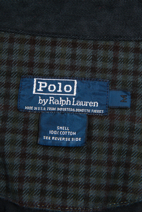 Black Ralph Lauren Zip Bomber Jacket