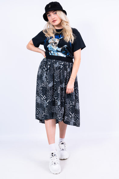 Vintage 90's Floral Midi Skirt