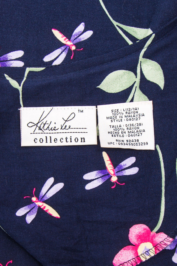 Vintage 90's Floral Maxi Dress