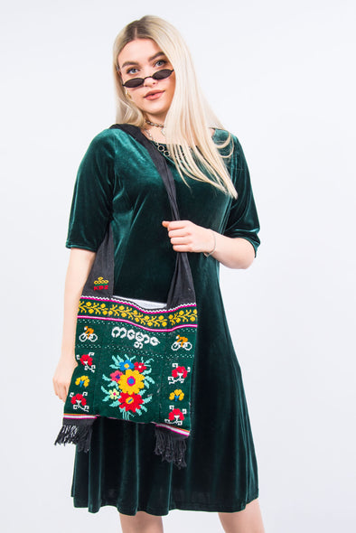 Vintage 90's Tapestry Tote Bag